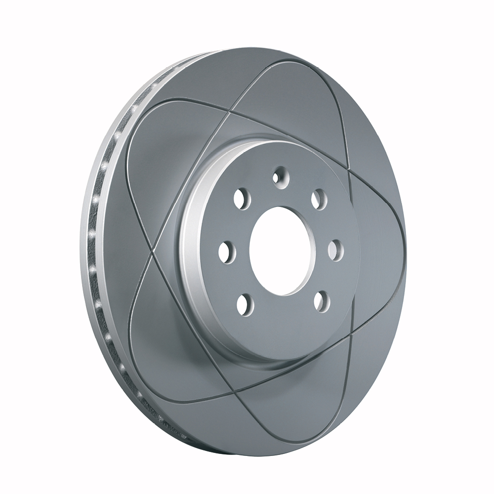 Coated brake discs